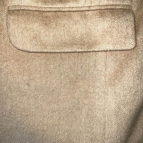 Joseph Richards Vintage 70s Mens 46R 100% Camel Hair USA Made Jacket Silk Lined - Picture 9 of 16